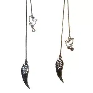 Bird wing necklace