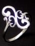 Swirl Koru Ring