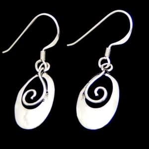New Zealand silver earrings