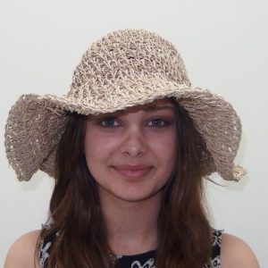 Wide Cover Woven Hat