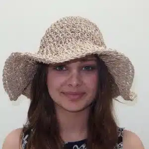 Wide Cover Woven Hat