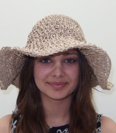 Wide Cover Woven Hat