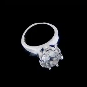 Engagement ring necklace