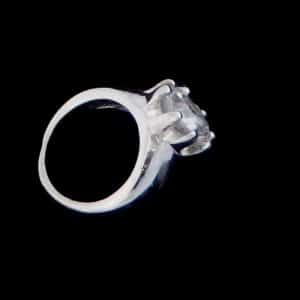 Engagement ring necklace