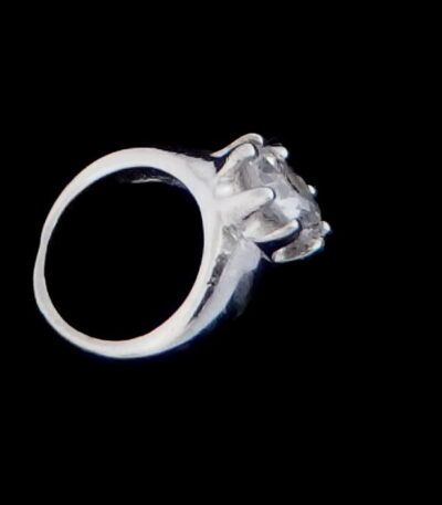 Engagement ring necklace