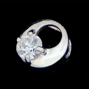 CZ Necklace silver
