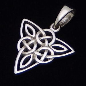 Silver Celtic necklace