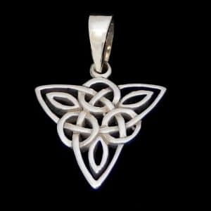 Silver Celtic necklace