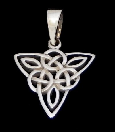 Silver Celtic necklace