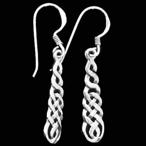 Sterling silver Celtic earrings