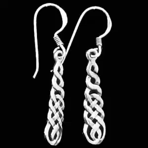 Sterling silver Celtic earrings