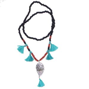 Leaf Gypsy Tassel Necklace