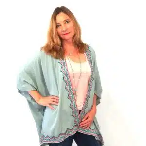 Kimono Beach over jacket