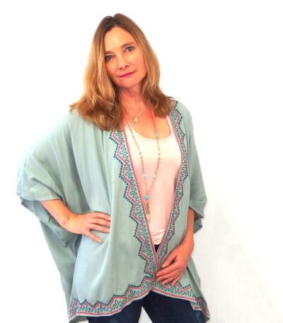 Kimono Beach over jacket