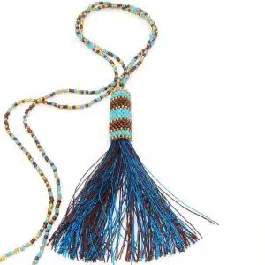 Beaded-Tassel- Necklace