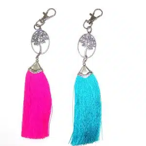 Tree of Life Tassel Key Ring