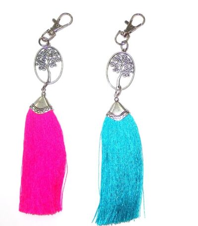 Tree of Life Tassel Key Ring