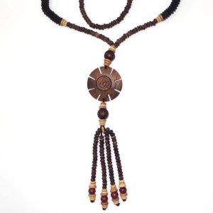 Tribal Wood Necklace