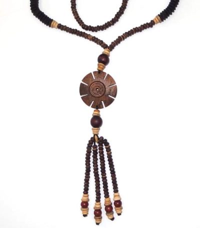 Tribal Wood Necklace