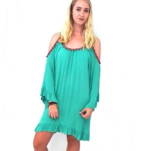 Crinkle Boho Gypsy Dress