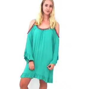 Crinkle Boho Gypsy Dress