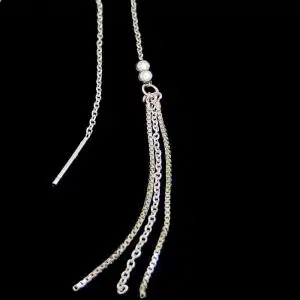 Silver Threader Tassel Earring