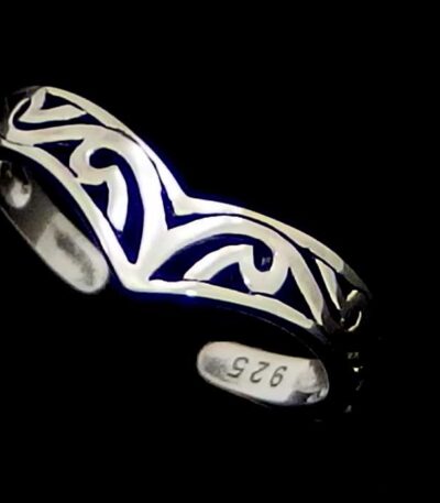 Wishbone Silver Toe Ring