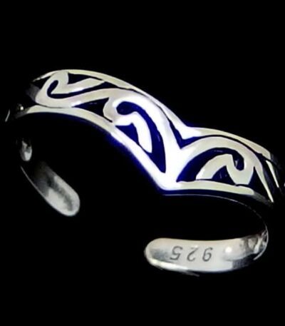 Silver Wishbone Toe Ring
