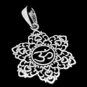 Silver-Om-Necklace