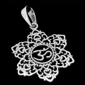 Silver-Om-Necklace