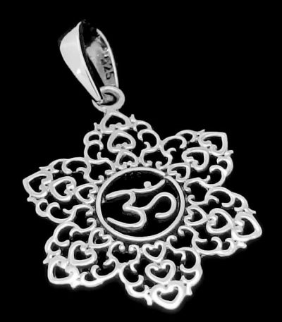 Silver-Om-Necklace