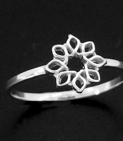 Silver Flower Ring NZ
