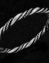 Silver Twist Stacker Ring