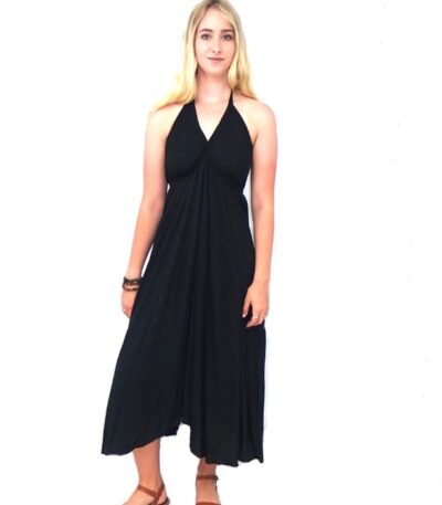 Wrap Around Halter Long Dress