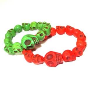Neon skull bracelet