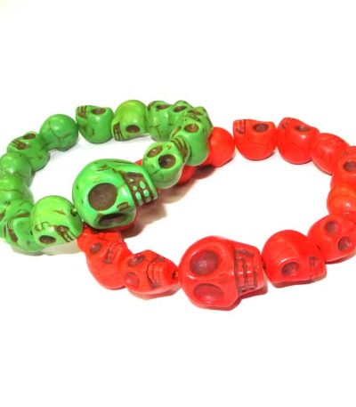 Neon skull bracelet