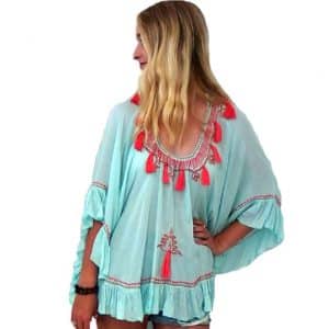 Summer Beach poncho top