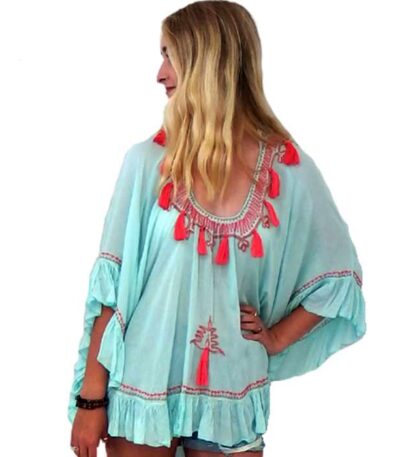 Summer Beach poncho top