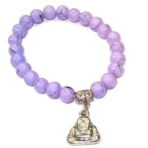 Glass Buddha Bracelet