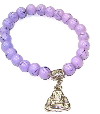 Glass Buddha Bracelet