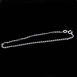 Delicate silver chain bracelet