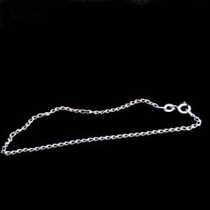 Delicate silver chain bracelet