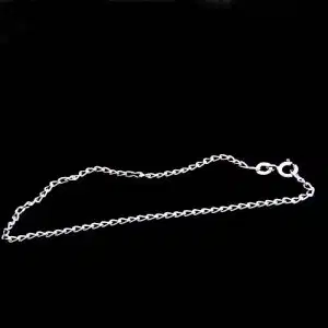Delicate silver chain bracelet