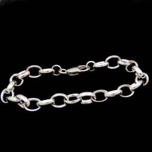 Sterling silver chunky bracelet