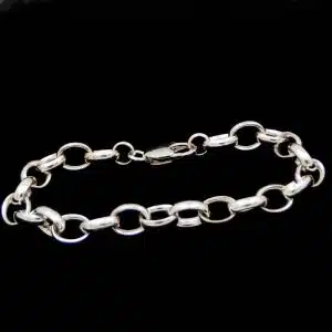 Sterling silver chunky bracelet
