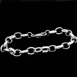Sterling silver chunky bracelet