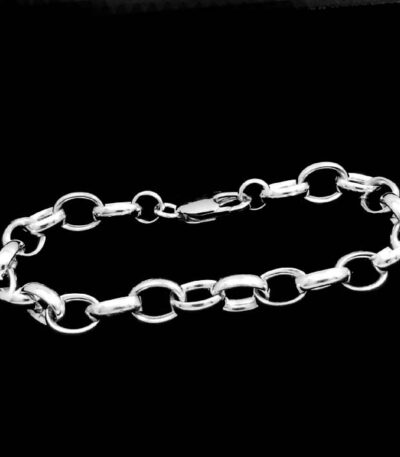Sterling silver chunky bracelet
