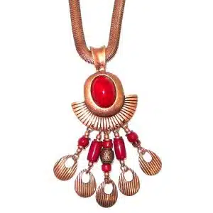 Stone Aztec necklace