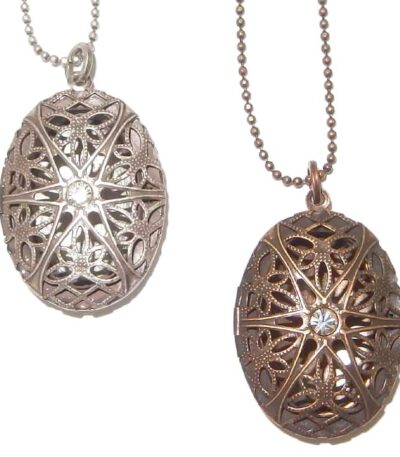 Filigree Locket Necklace