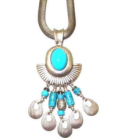 Stone Aztec necklace